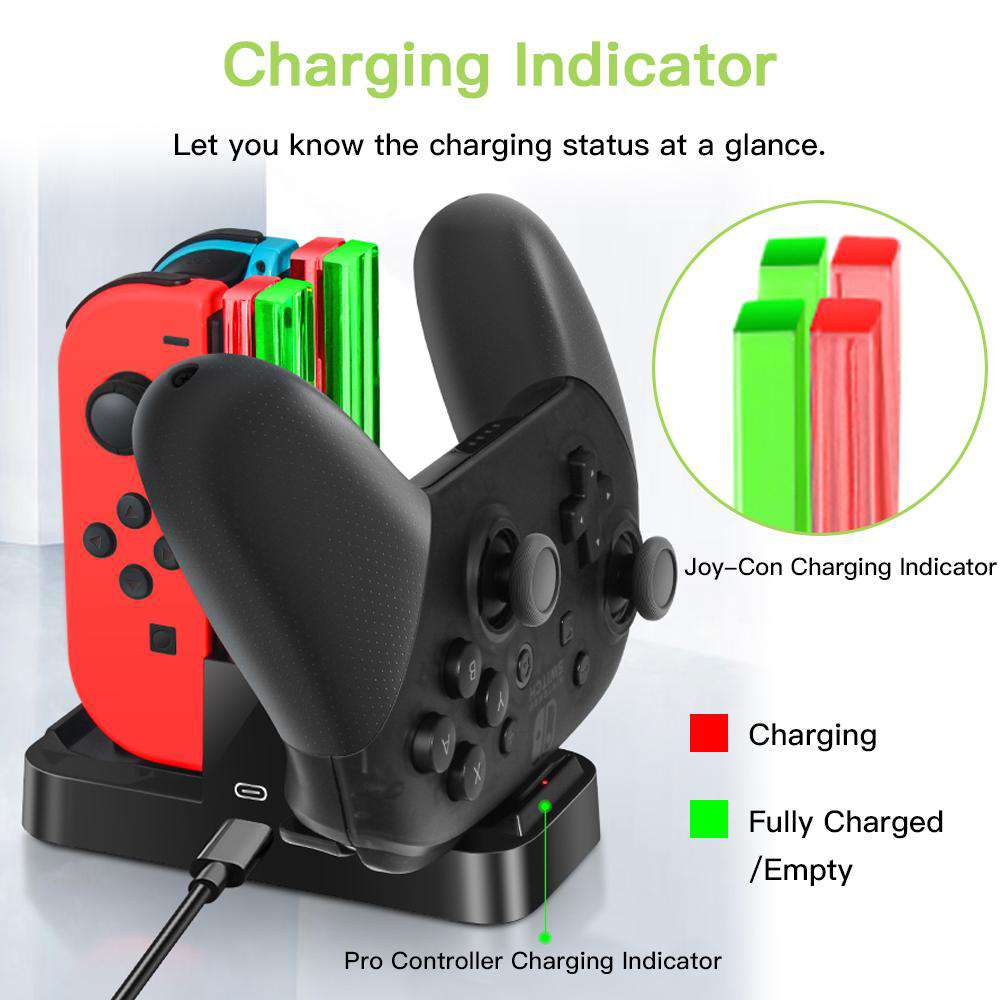 NexiGo Nintendo Switch Controller Charger