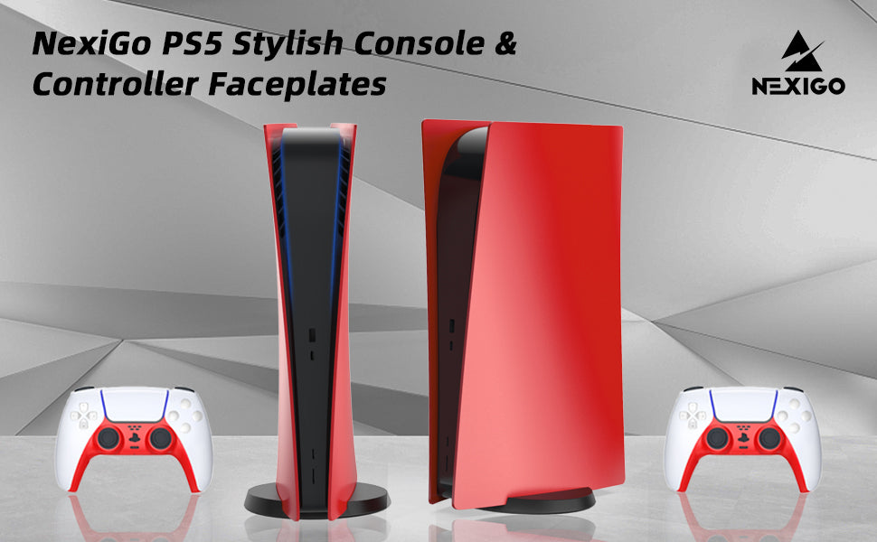 NexiGo PS5 Plates and Controller Skins for Digital Edition