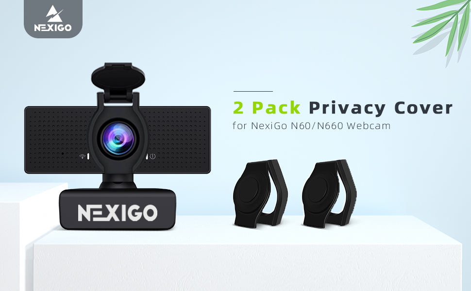 Front view of the privacy cover designed for NexiGo N60/N660 Webcam.