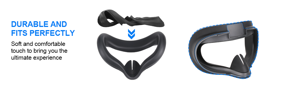 The Silicone Face Cover is soft and flexible.