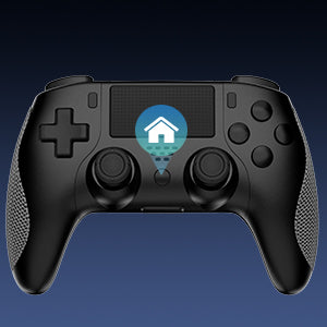 Press the home button on the controller to start