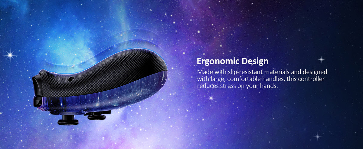 Ergonomically designed for extended comfort during gaming.