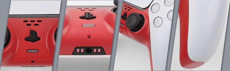 Displaying detailed view of the controller with the red panel installed.