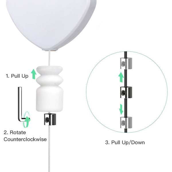 NexiGo VR Cable Management System, Ceiling Hooks with Retractable