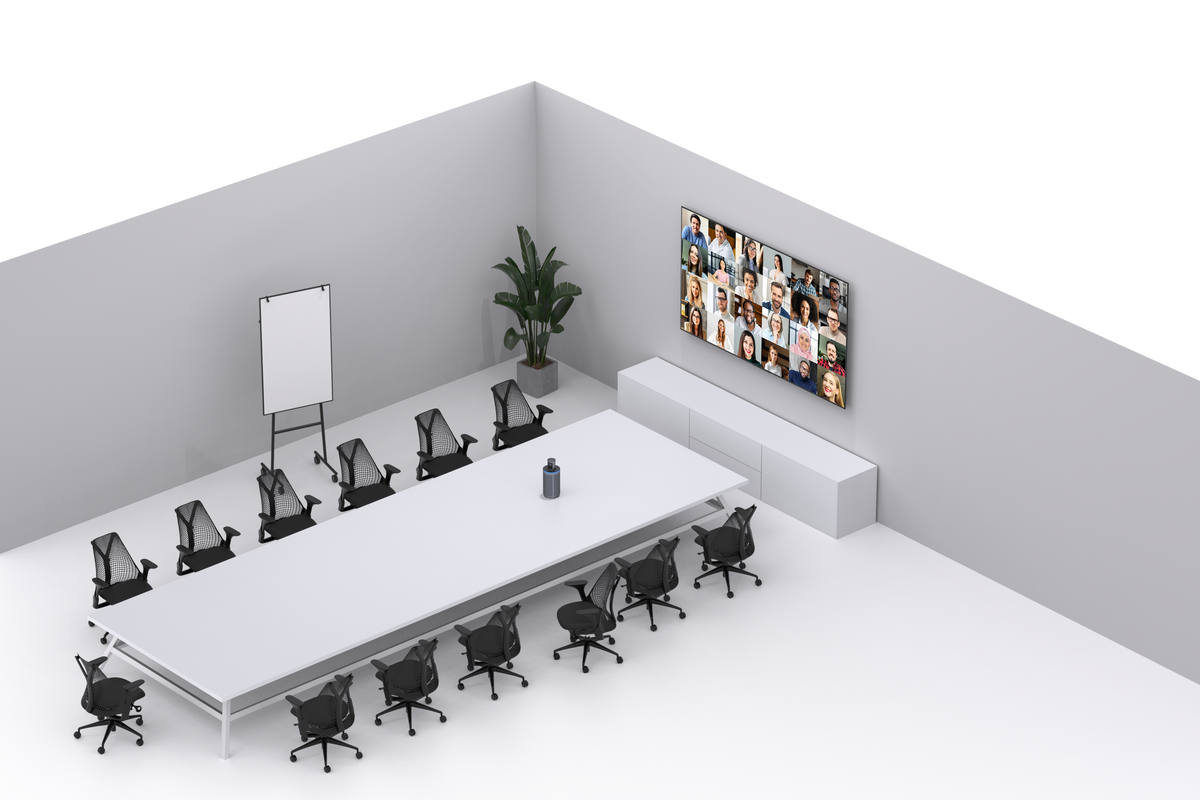  Meeting 360 used for video conferencing in large room