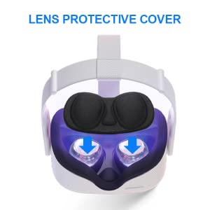 The Protective Lens Cover can effectively protect the VR lenses.