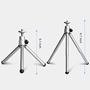 Mini trípode, trípode para cámara, trípode para cámara web, trípode  flexible pequeño