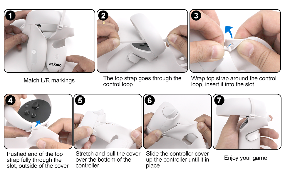 NexiGo Accessories Set for Oculus Quest 2 installation tutorial