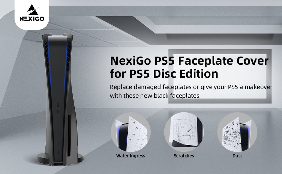 NexiGo Faceplate Cover for PS5 Disc Edition aims to give your PS5 a stylish or protective makeover