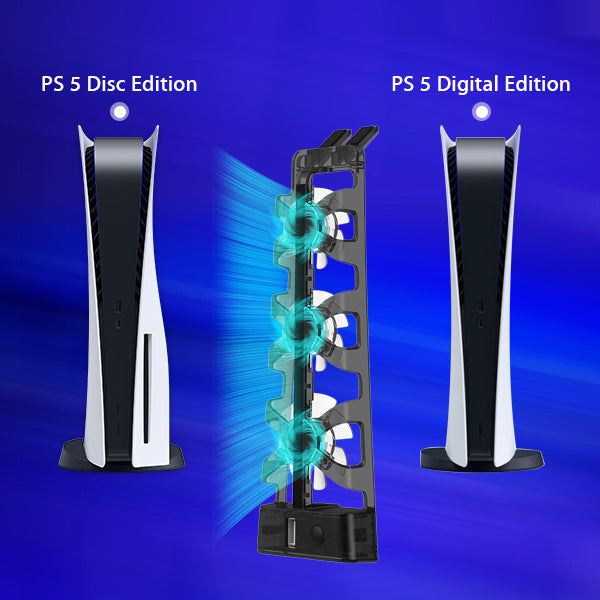 The cooling fan is compatible with both PS5 Disc and Digital editions.