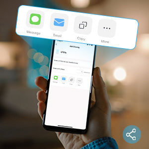 With one hand, hold your phone and share the LT01S connected to the NexiGo Home App with others.