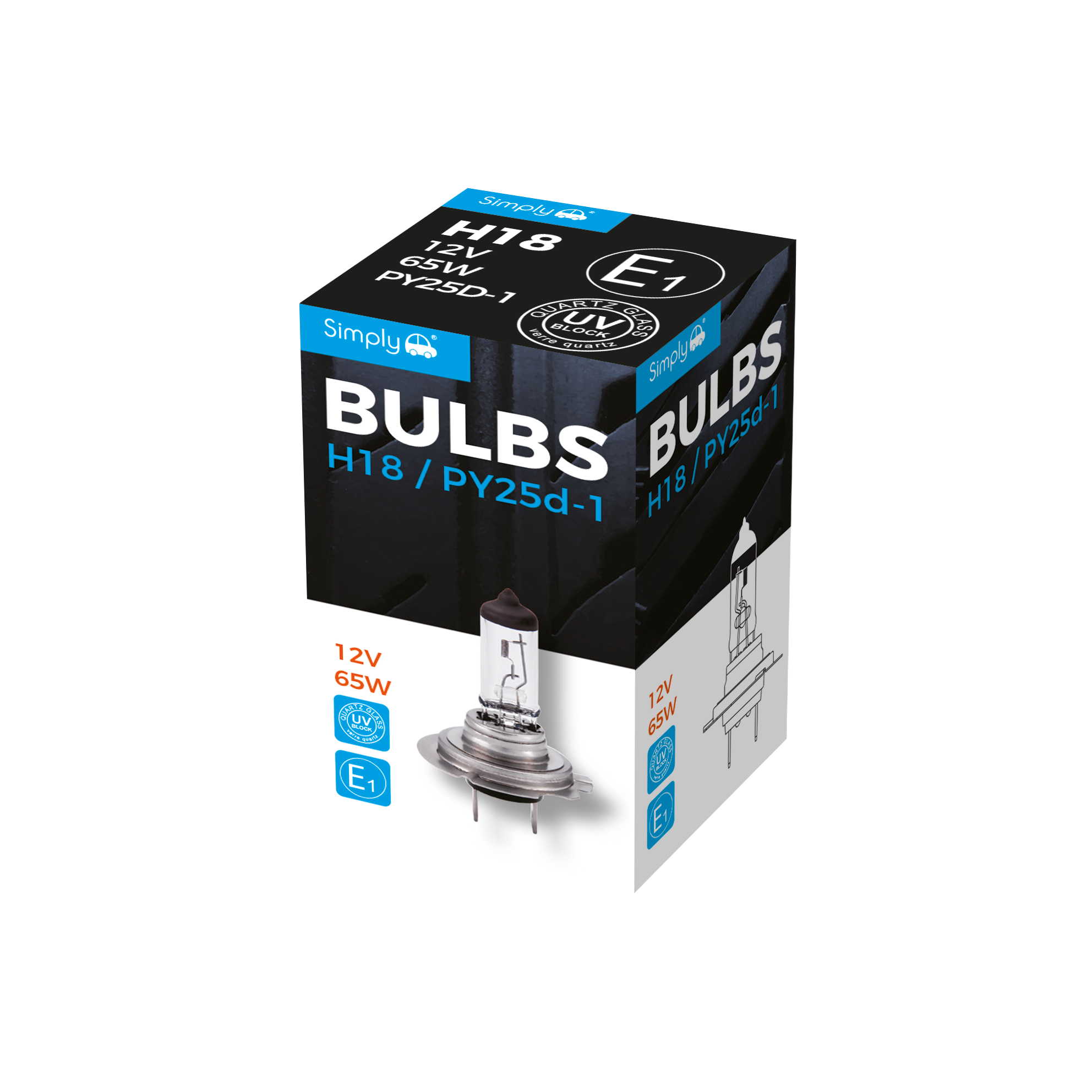 Simply Brands — 2PK H7 SWH7 High Performance Bulb 12V 55W PX26D