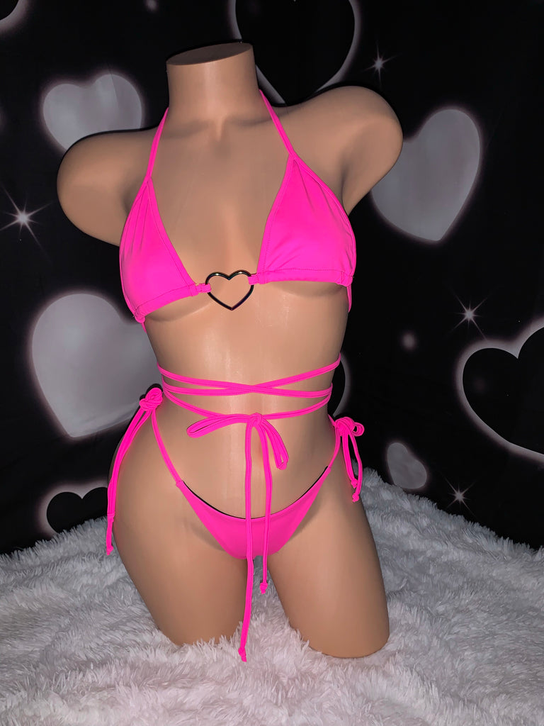 18+ star top bikini set