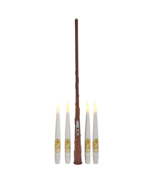 5.98" Harry Potter™ Battery Operated 10 Floating Candles With Wand Remote Light Set - McWhiggins Wonder Emporium 
