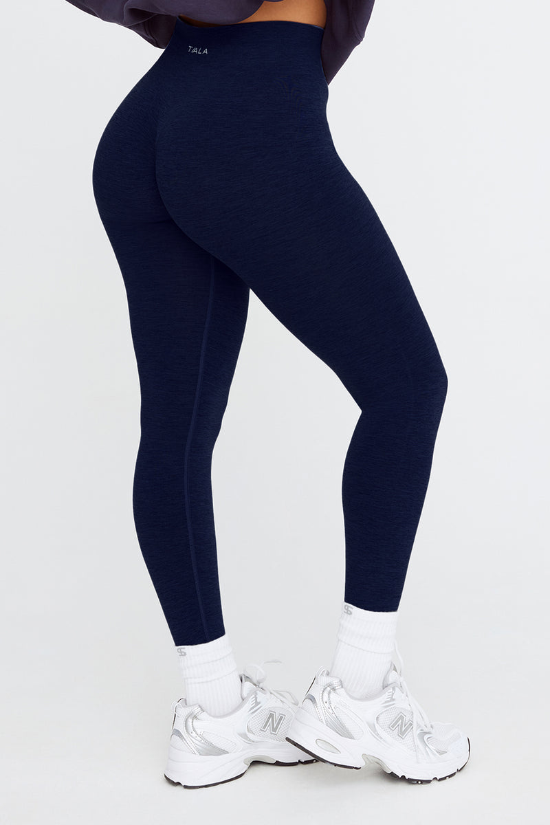 SCULPT SEAMLESS SCRUNCH LEGGING - CHAI MARL – TALA