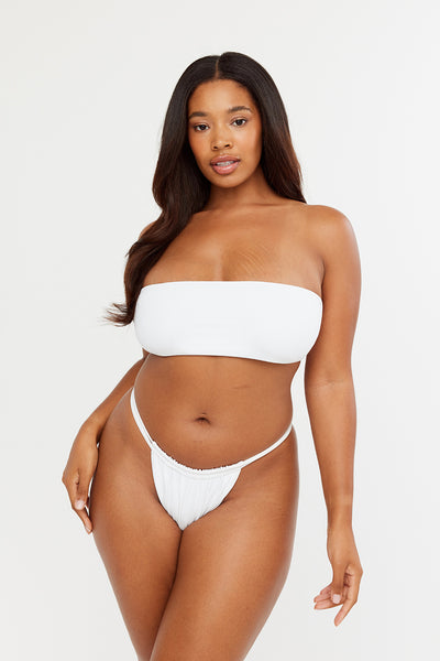 Multiway bandeau bikini top