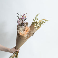 Dried flowers at Euclid Farms