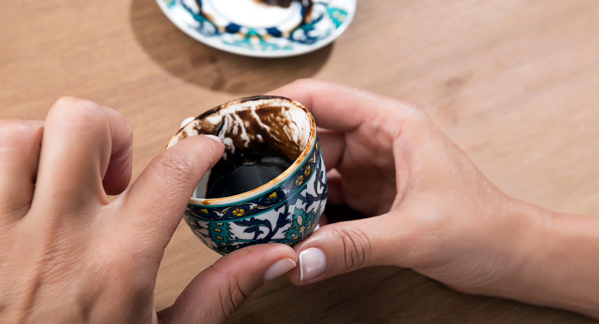 Fortune telling with Turkish coffee