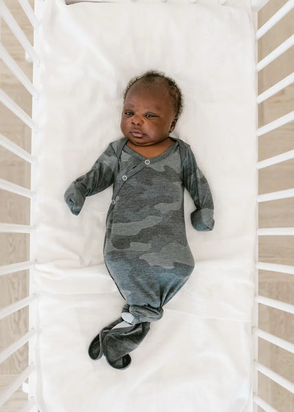 Hunter Newborn Knotted Gown