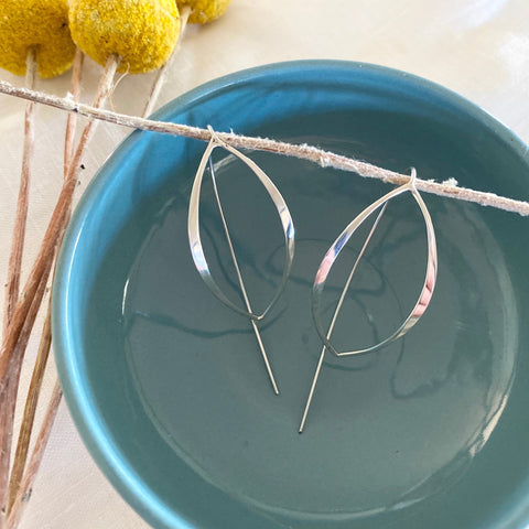 sterling silver drop earrings