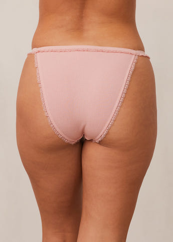 Geore 5pcs Women's Briefs Underwear Cotton High Waist Tummy Control Panties  Rose Jacquard Ladies Panty Red 2xl