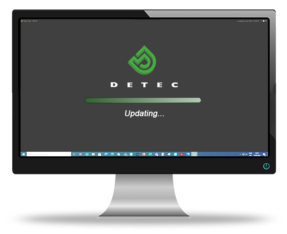 Detec Next Programvareoppdatering Avtale