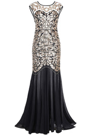 Women's Gatsby Flapper Evening Prom Dress-PrettyGuide