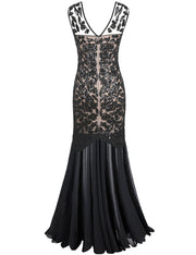 Women's Gatsby Flapper Evening Prom Dress-PrettyGuide