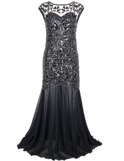 Women's Gatsby Flapper Evening Prom Dress-PrettyGuide