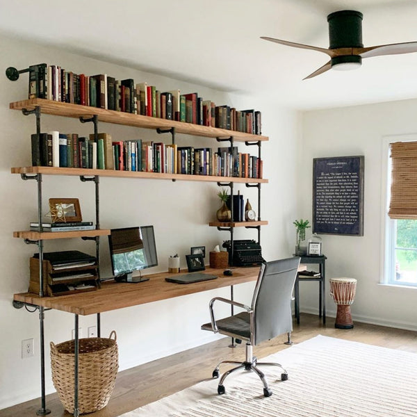 Built-In Desk – Soil & Oak