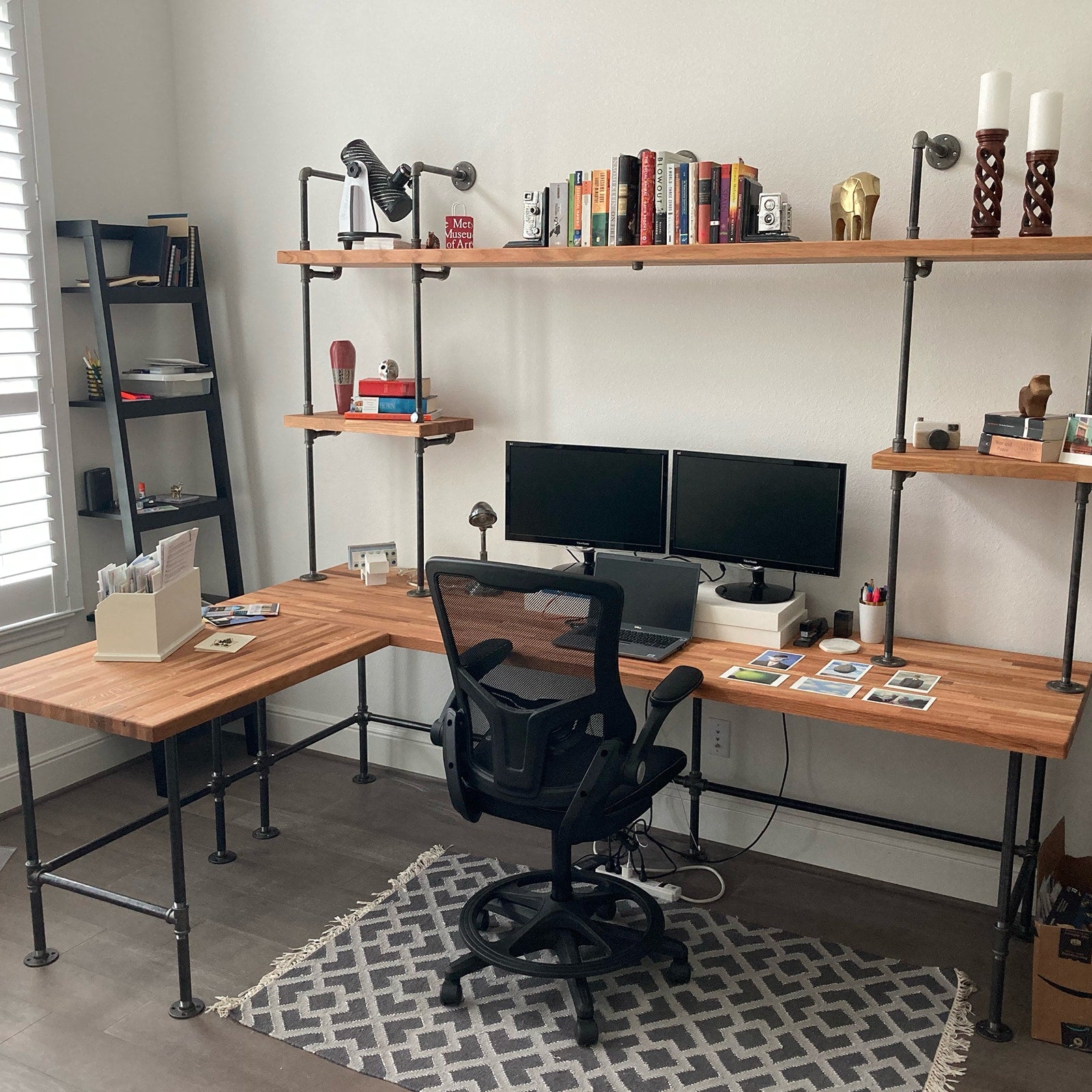 custom oak desk