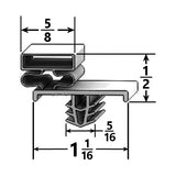 Picture of Basic Gasket Profile 101 for Delfield Refrigerators