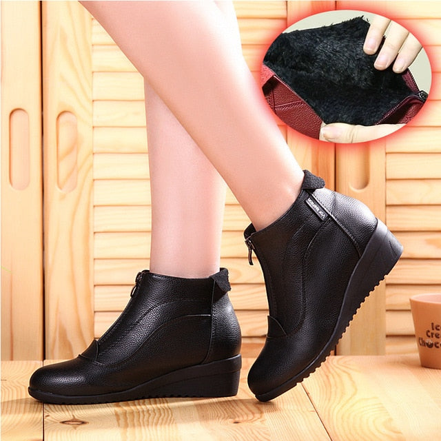 wedge winter shoes