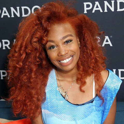 sza red hair color