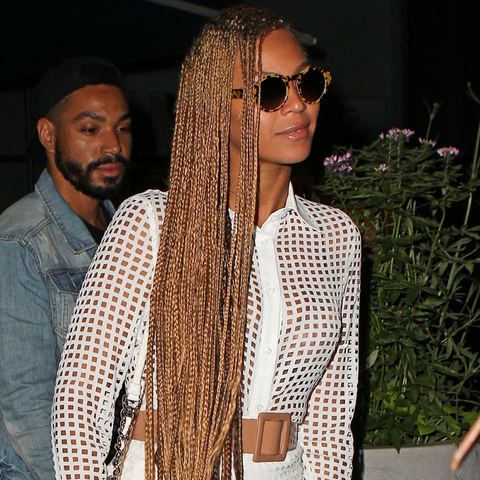 Beyonce blonde knotless braids