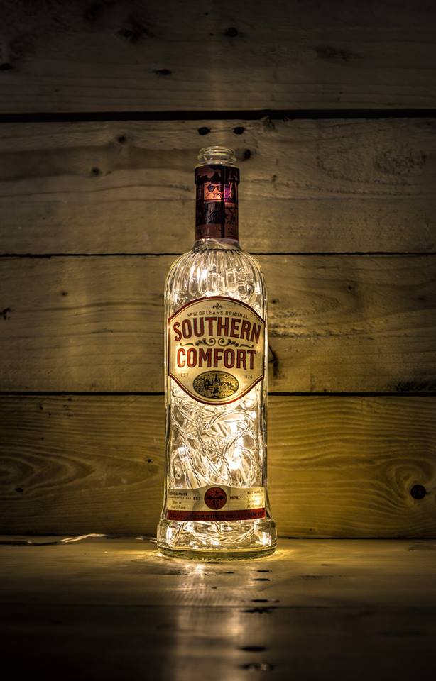 Illuminated Southern Comfort Bottle Lamp Second Light Ne Ltd