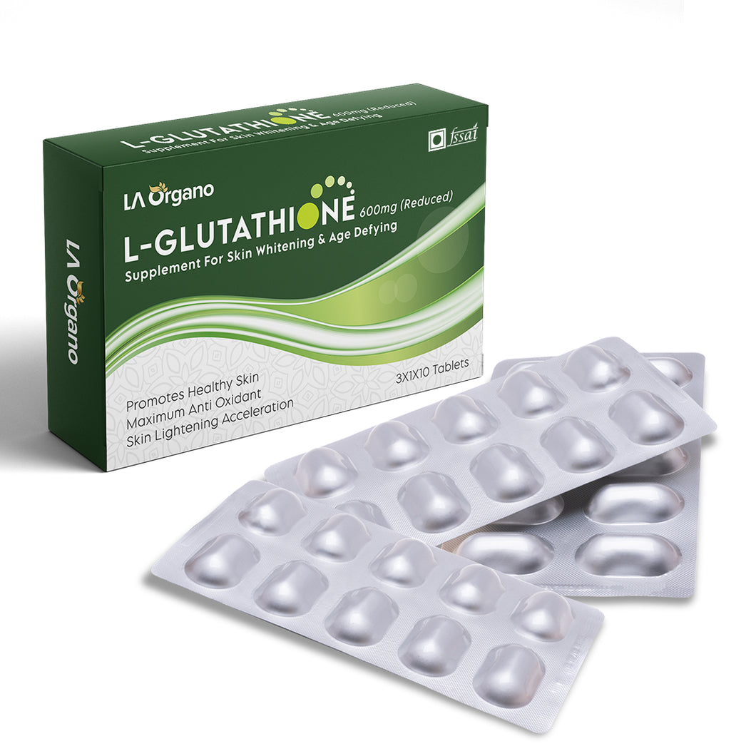 L Glutathione With Vitamin C Supplement For Brighten Skin Anti Ageing La Organo