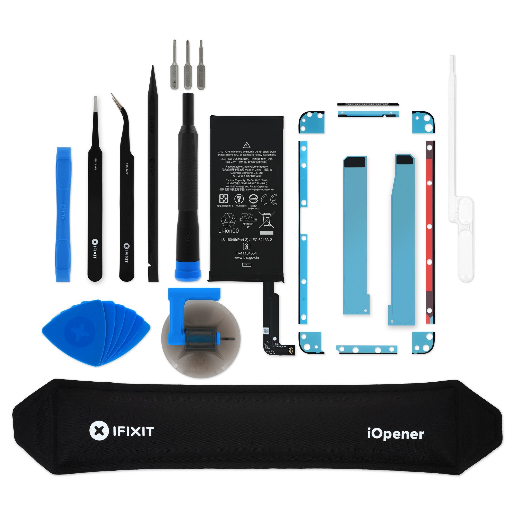 Ifixit Kit Riparazione Smartphone EU145348-5 Argento