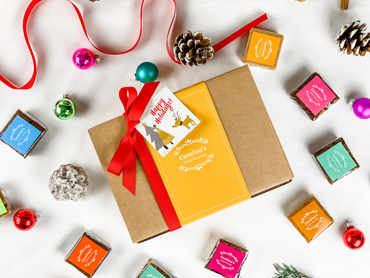 carolinas holiday box brownies