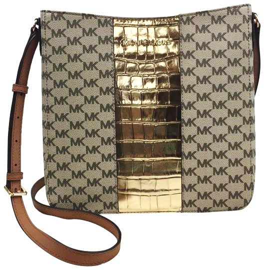 michael kors center stripe crossbody