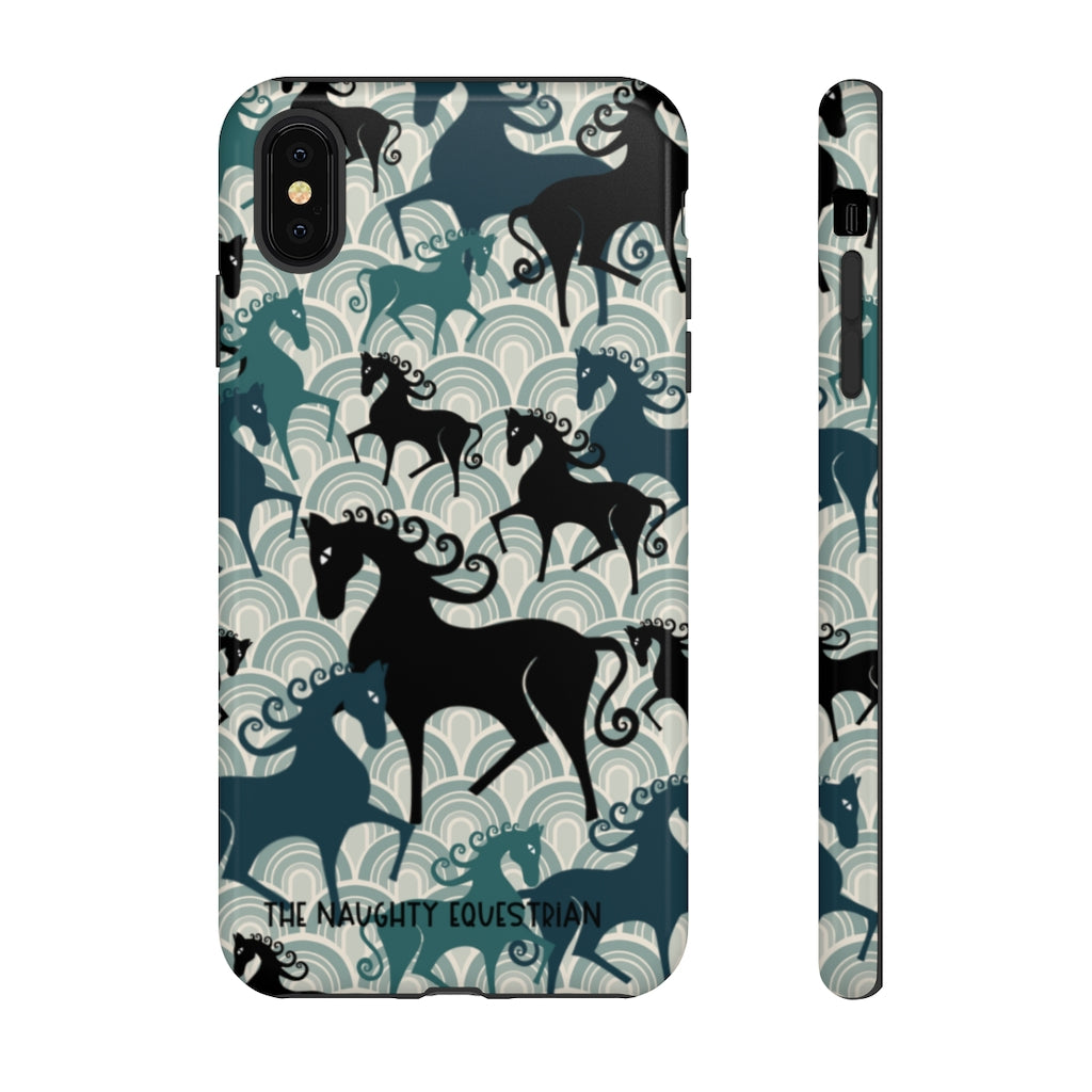 The Naughty Equestrian Atomic Horse iPhone Tough Case