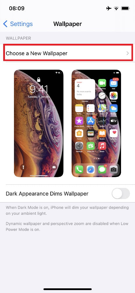 How to Disable Wallpaper Dimming on iPhone