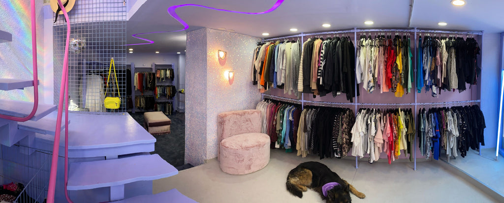The new Dressed by Danielle storefront on Ben Yehuda Street in Tel Aviv stands as an inviting and stylish destination, showcasing a curated collection of fashion-forward clothing and accessories for discerning shoppers.