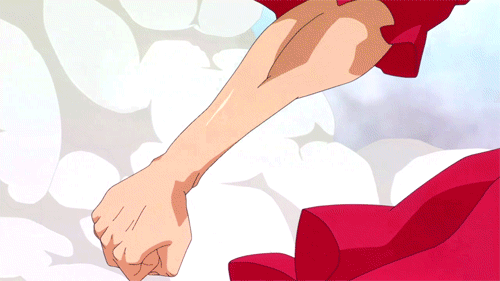luffy armament haki gif