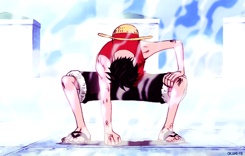 luffy gear 2 gif