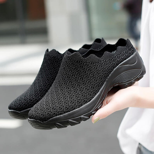 women's new style trending elastic breathable non-slip sneakers - Shoes ...