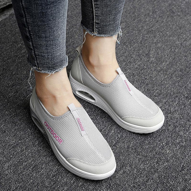 Women's Breathable Air Cushion Stretchable Comfortable Barefoot Walking ...