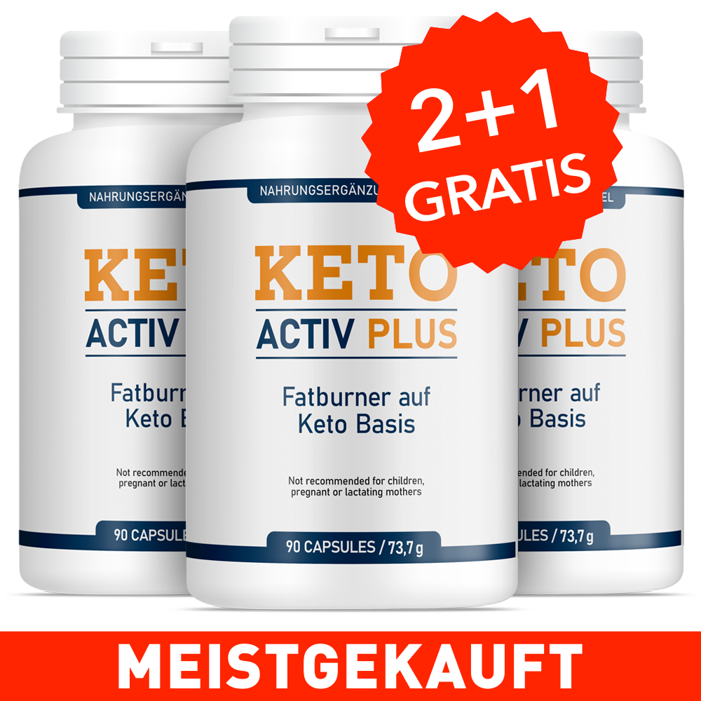 Keto Activ Plus - Maxi-Pack 90 Kapseln [Bester Preis] → €29.95 – baaboo