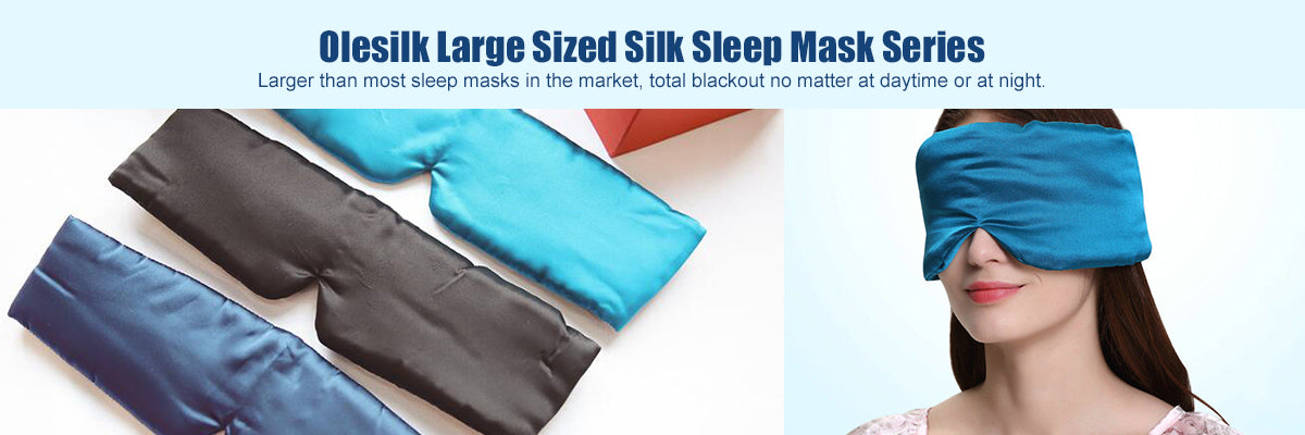 OLESILK Sleep Mask 100% Natural Mulberry Silk Eye Mask for Women