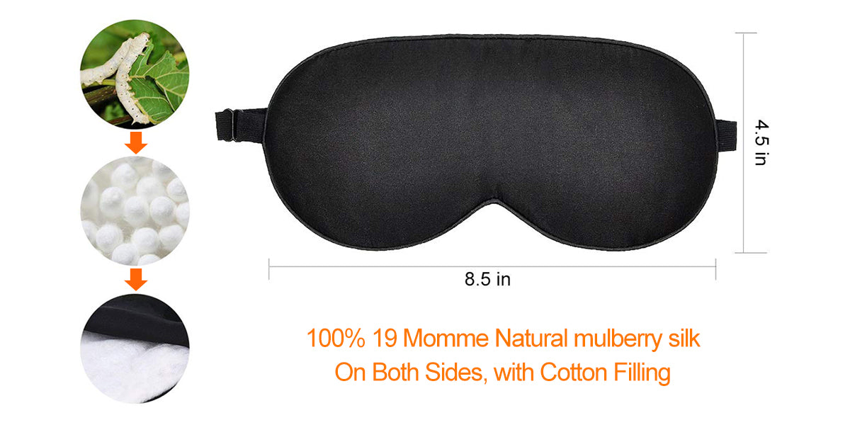 Olesilk Single Strap 100% Mulberry Silk Eye Mask For Sleeping – OLESILK